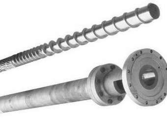 Extruder barrel screw